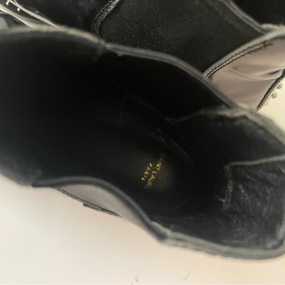YSL chelsea bootie studded black size 6 - Picture 6 of 6